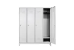 Dörtlü Soyunma Dolabı Beyaz Açık