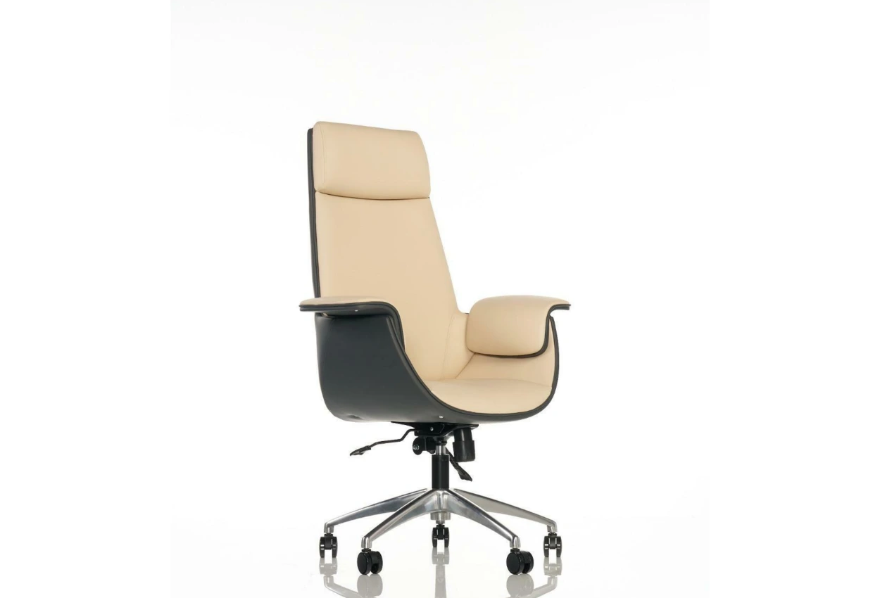 Meto Yönetici Koltuğu Bej Çapraz