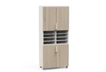 Ofis Dolap Dört Kapaklı Dört Raflı Bej Çapraz