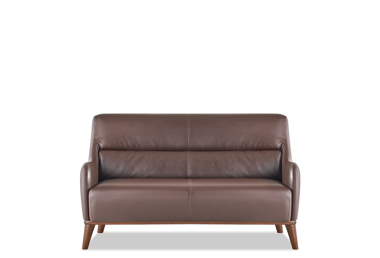 Biscot İkili Kanepe Kahverengi Ön