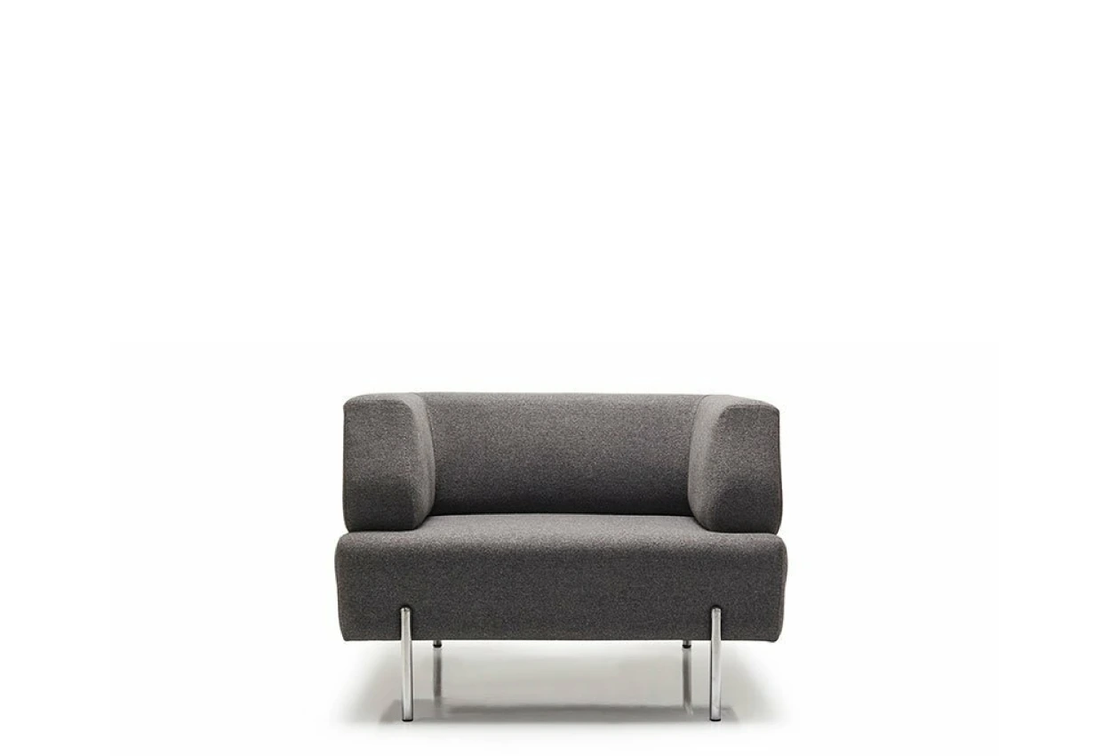 Dark Tekli Kanepe Gri Ön