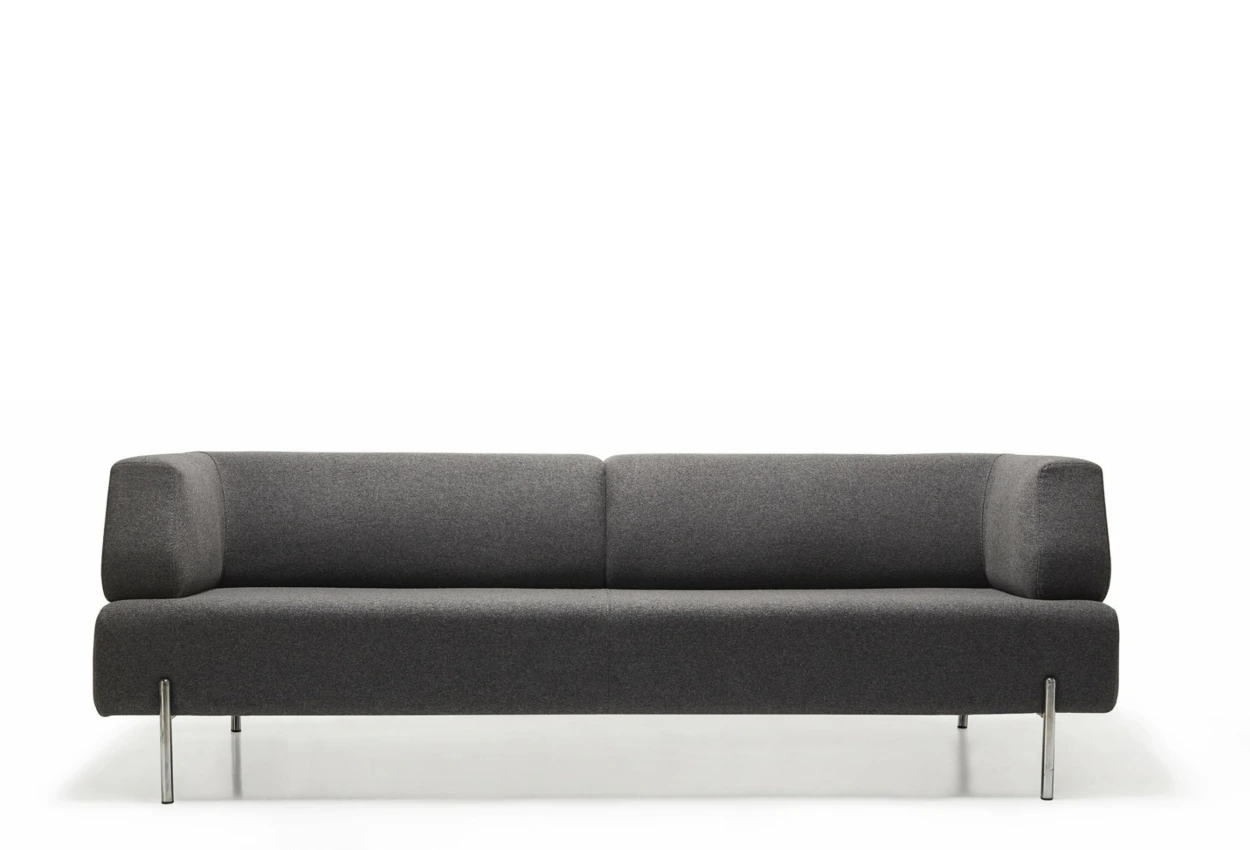 Dark Üçlü Kanepe Gri Ön