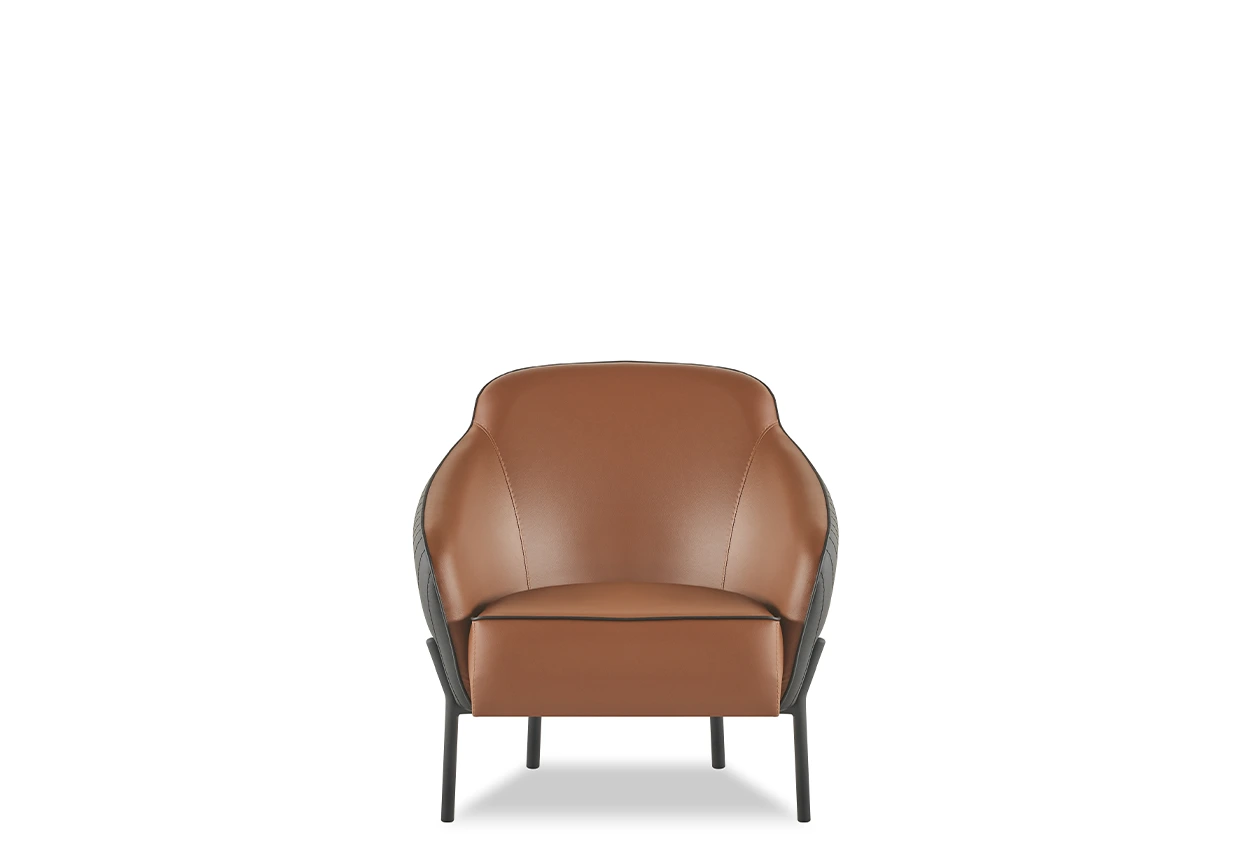 Hazel Tekli Kanepe Kahverengi Düz