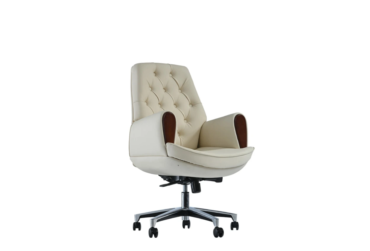 Magnus Çalışma Koltuğu Beyaz Çapraz