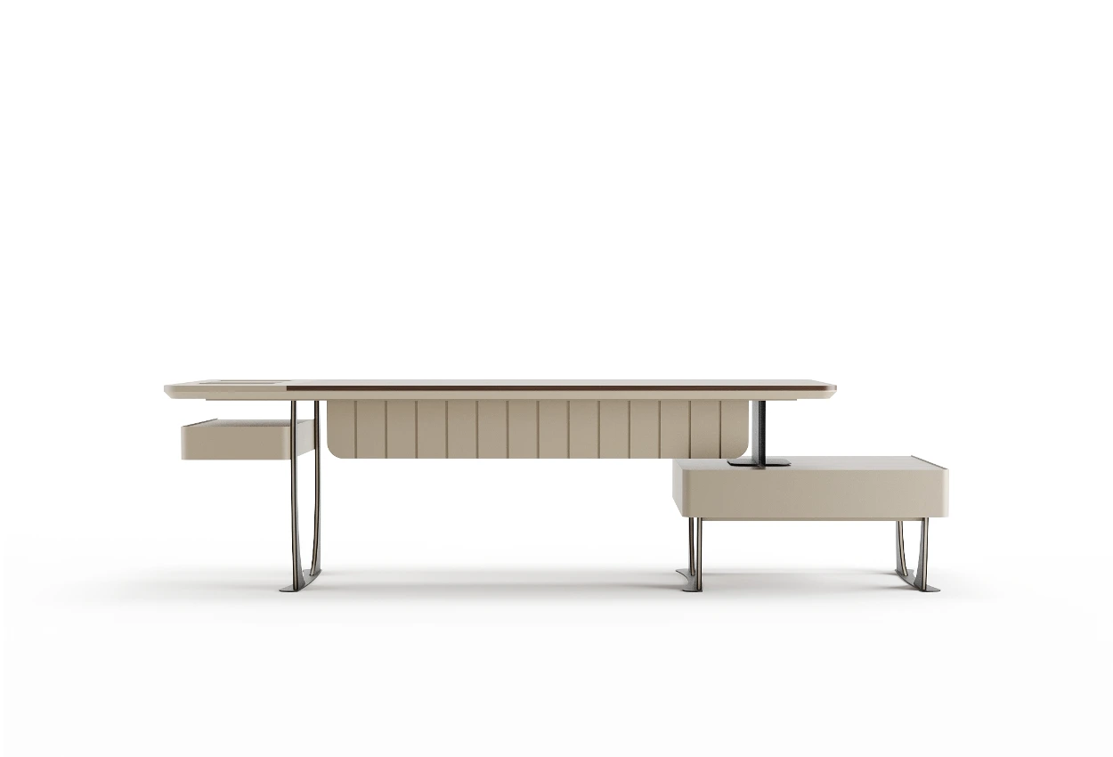 Osif Yönetici Masası Bej Ön