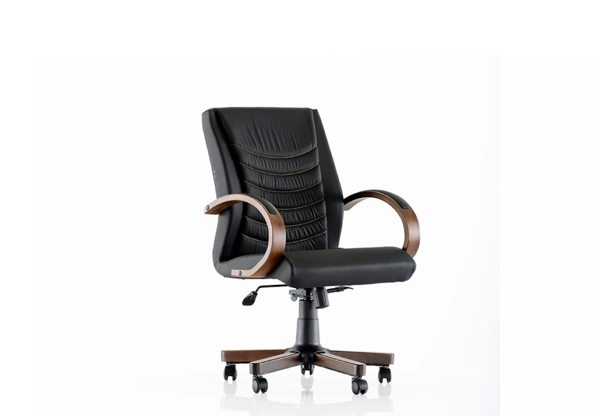 Pyro Çalışma Koltuğu Siyah Çapraz