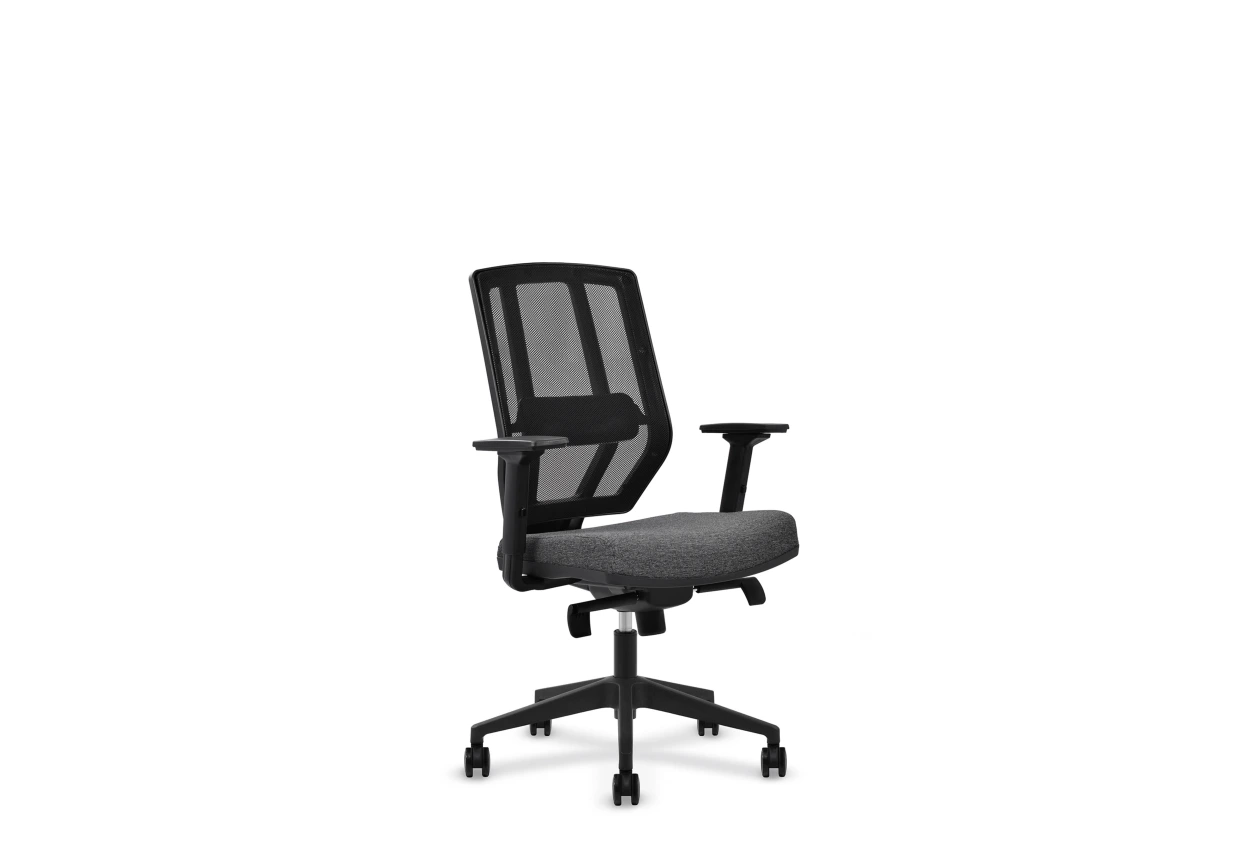 Revo Çalışma Koltuğu Gri Çapraz