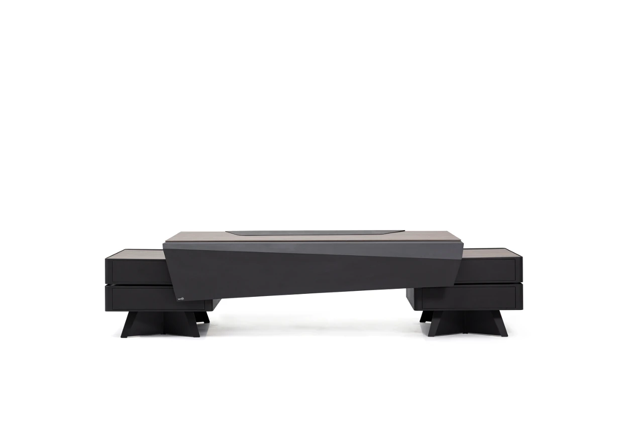 Spect Yönetici Masası Kahverengi Ön