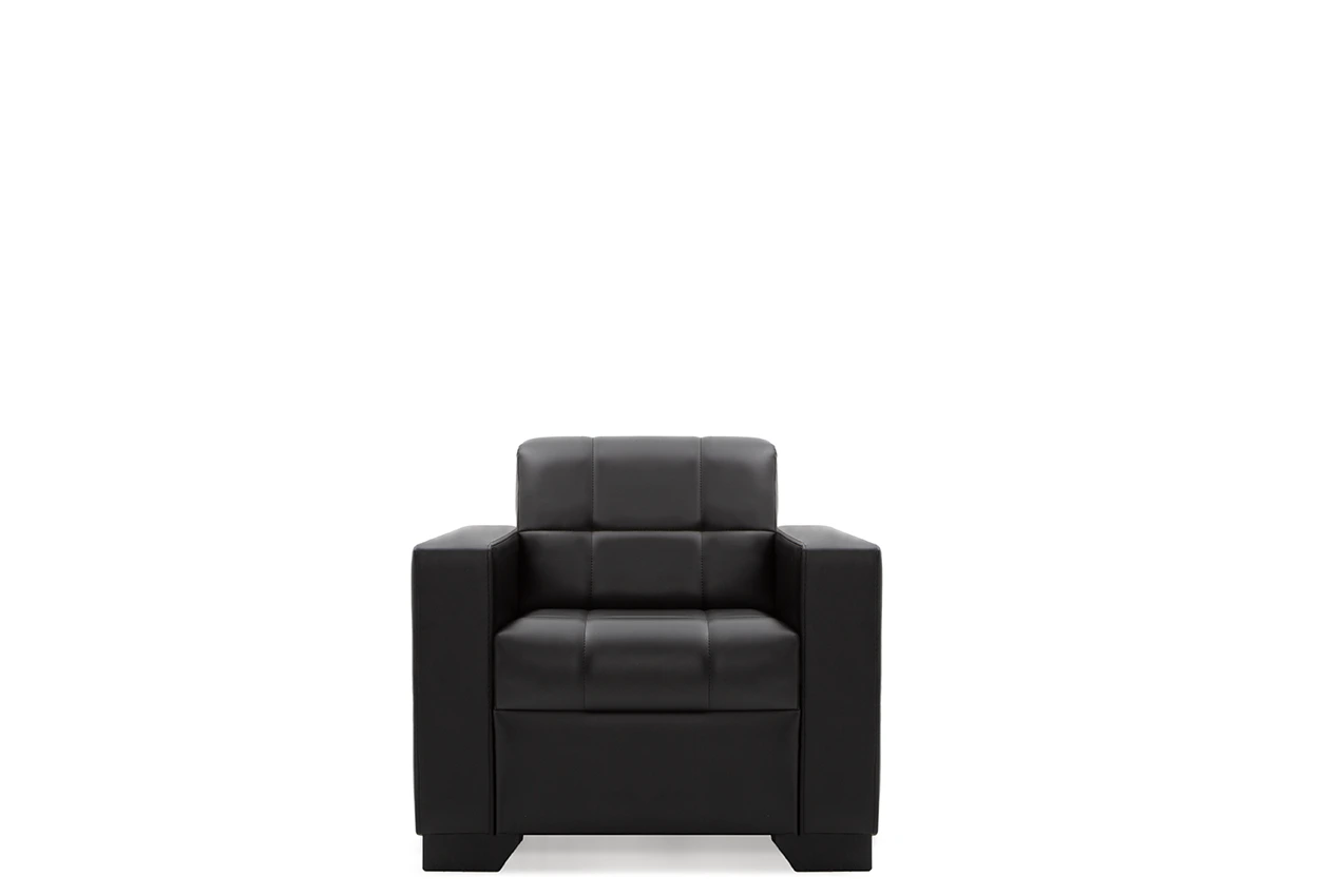 Zayn Tekli Kanepe Siyah Ön